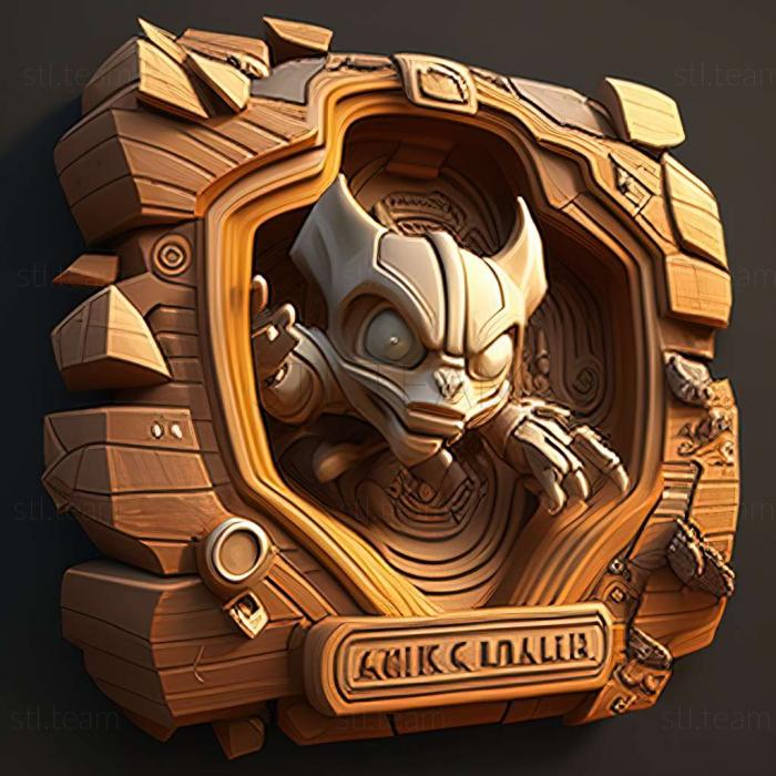 3D model Ratchet and Clank Future A Crack in Time game (STL)